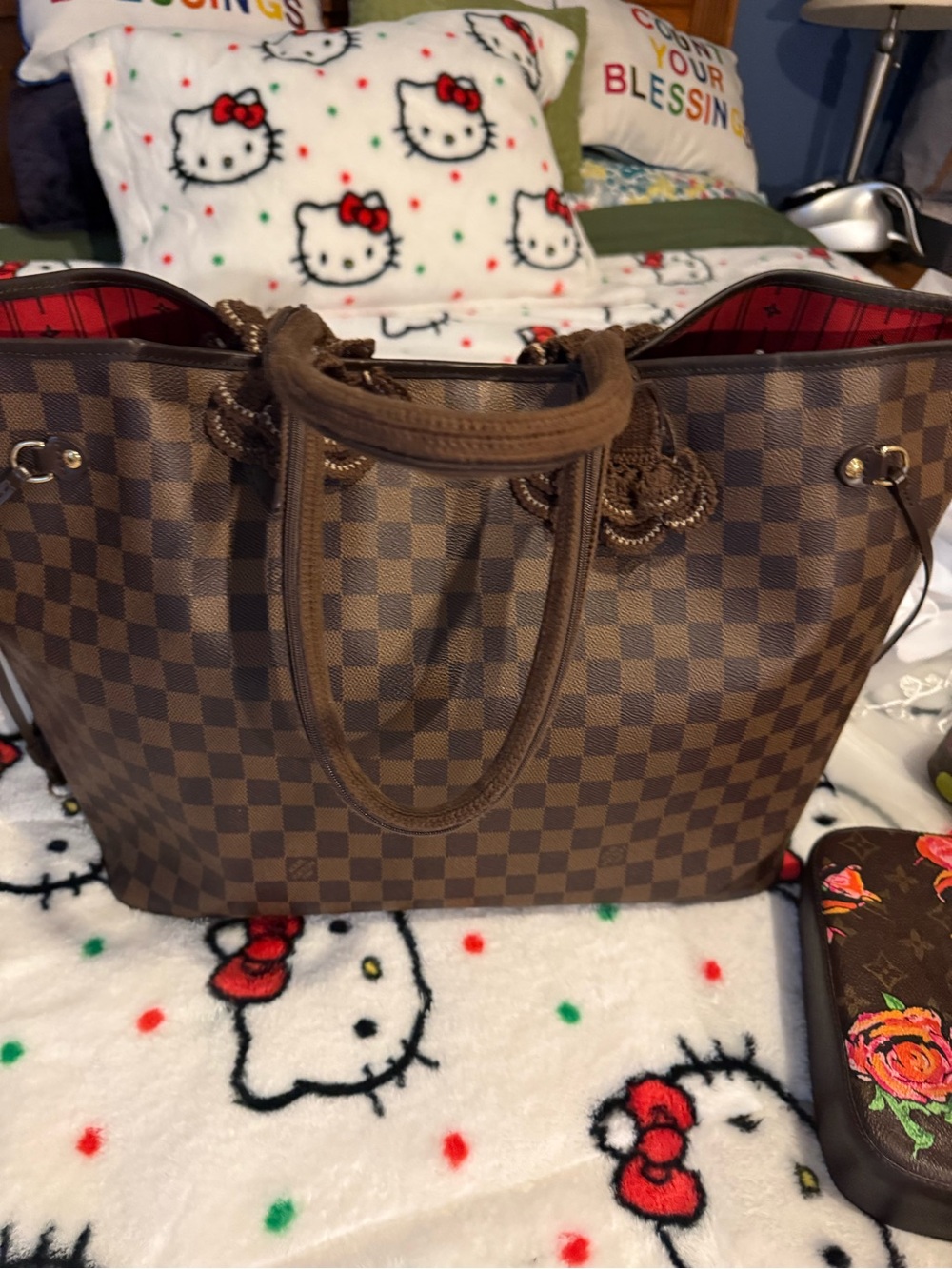 Auth Louis Vuitton NF Damier GM